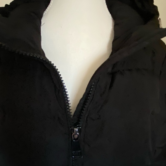 Calvin Klein Womens Black Downfill Puffy Hooded Winter Coat. Sz S - Picture 3 of 16